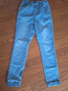 デビロック　デニム　タックパンツ　160