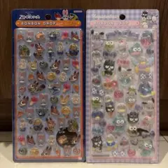 【正規品】ボンボンドロップシール　はぴだんぶい　ズートピア　ミニ
