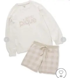 ジェラートピケ　ロゴジャガードプルオーバー&ショートパンツ