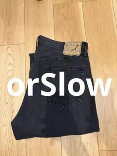orSlow 101 DAD'S FIT DENIM PANTS BLACKのサムネイル