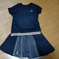 フィラテニスウェアセットアップブラック