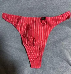 激レア　販売終了品　B.V.D メンズ　Tバック　ストライプ(縦縞) 赤　LL