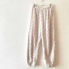 ☆イージーパンツ ルームウェア ウエストゴム 裾ゴム もこもこ あったか XL