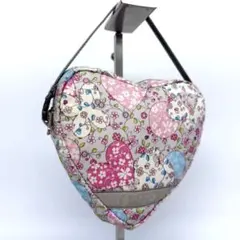 レスポートサック ハート型 2way ショルダーバッグ ポシェット ポーチ 総柄
