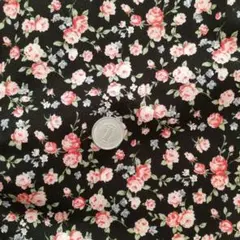 ❬未使用❭花柄 生地 約1m