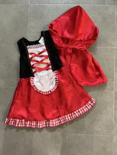 赤ずきんコスチュームとオオカミ帽子セット
