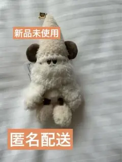 ディズニー クリスマス 2024 リルリンリン ぬいぐるみバッジ 白 ぬいば