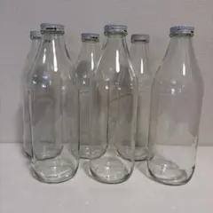 瓶　空瓶　1リットル　6本セットのサムネイル