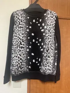 HERE'S AVENUE レオパード柄 ニットトップスM