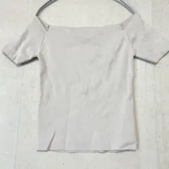 グレイル オフショル ニットトップス ベージュ M 春夏 きれいめ GRL