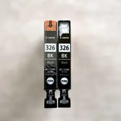 미사용 品 Canon BCI-326BK ブラック インクタンク 2個セット