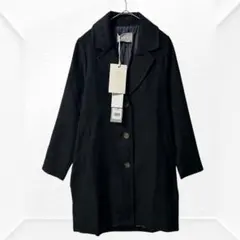 2414☆ n'Or LABEL チェスターコート　ブラック　アウターのサムネイル