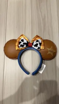 トイストーリー 上海ディズニー　カチューシャ　ウッディ