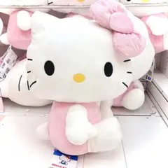 ハローキティ ぬいぐるみ 大きめ リボン付き