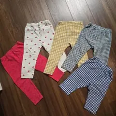 ユニクロ西松屋ベビーレギンス 5点セット10分丈7分丈