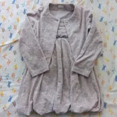 ☆コンビミニセットアップ110㎝ フォーマルにもワンピースジャケットボレロ