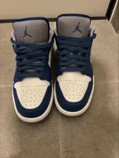 Air Jordan ローカット スニーカー 青/白/グレー