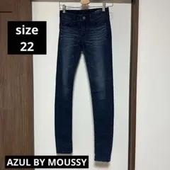 AZULBY MOUSSY アズールバイマウジー ダークブルー スキニーデニム