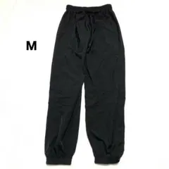 ドロストパンツ　イージーパンツ　ジャガーパンツ　カジュアル☆ブラック☆M