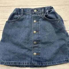 GU デニム ミニスカート 120
