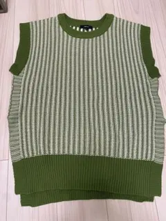 COMME CA ISM ノースリーブニット