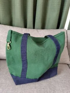 80s LANDS'END tote bag usa製 ランズエンドトートバッグ 80s USA製 LANDS'ENDランズエンド 耳付き キャンバス トート