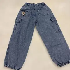 ケミカルウォッシュ カーゴパンツ 150しまむら