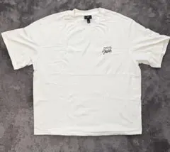 H&M Tシャツ XL ホワイト WAVE プリントのサムネイル