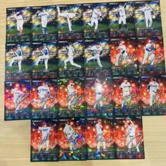 【QR未使用】プロ野球チップス　プロスピA キラカード 22枚セット　b