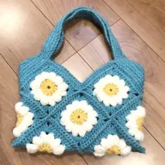 ぷっくりお花モチーフ☆バッグ☆ハンドメイド