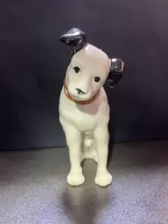 ビクター　ニッパー犬　陶器製 犬の置物 フィギュア