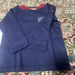 ミキハウス　ダブルビー　重ね着風ロンT 90