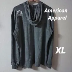 American Apparel グレー フーディー XL　36ACRES