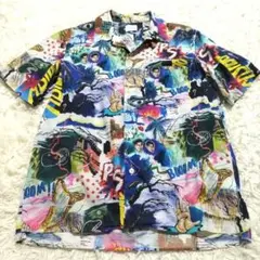 PS Paul Smith 21SS 総柄 半袖シャツ　М　オープンカラーのサムネイル