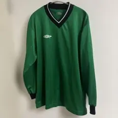 umbro 長袖　ユニフォーム　カットソー　スポーツウェア　グリーン　緑