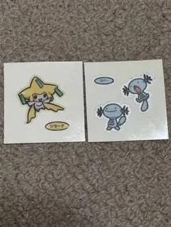 ポケモン　デコキャラシール　ウパー　銀枠　レア　セレビィ　蓄光　まとめて売り