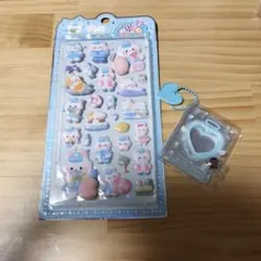 【ブルーなセット】ミニシール帳&シール