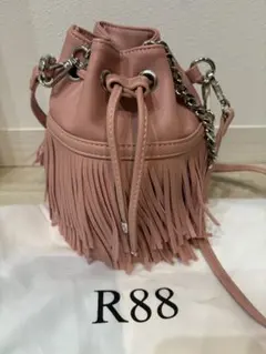 R88 mite コラボ　フリンジチェーンバック R88 mite フリンジバッグの通販 by megumi's shop｜ラクマ