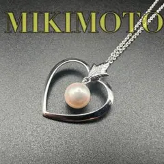 極美品✨　MIKIMOTO ミキモト　パール　ネックレス　ロゴ　刻印　2282