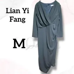 リャンイーファン　ワンピース　ドレス　Ｍ　綺麗め　アシンメトリー　パーティ