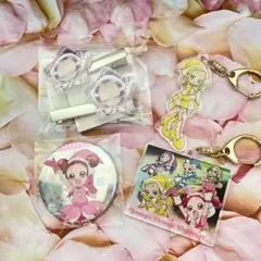 【セット売り】おジャ魔女どれみ 缶バッジ キーホルダー ヘアクリップ