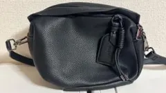 GLOVE 黒 レザー調 ショルダーバッグ 家に保管のみ 定価15000円