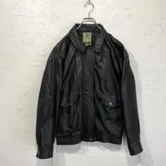 古着90's Vintage A-2型レザージャケットビッグシルエットブルゾン