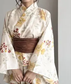 花柄浴衣・帯セット