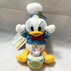 ト*ー様 東京ディズニーリゾート ドナルド ぬいぐるみバッジ 2024 バースデ