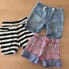 【80センチ】短パン　3枚セット