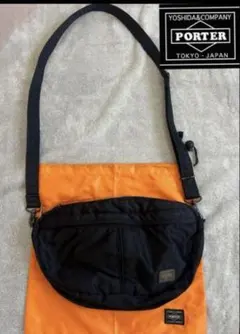 【美品】正規品Porter ポータータンカー三日月　ハーフムーンショルダーバッグ