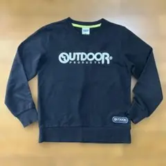 OUTDOOR PRODUCTS ブラックトレーナー 140