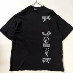 ヒステリックグラマー ヒスガール プリント サークルロゴ 半袖 Tシャツ L