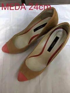 MEDA　メダ　ハイヒール スエード素材　24cm